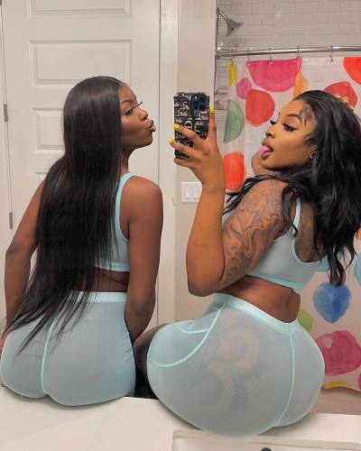 Sexy Women's Perspective Mesh Tank Top Shorts Two-Piece Set