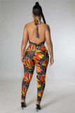 Women's Fashion Sexy Print Jumpsuit