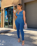 Tank Top Thread Casual Commuter Jumpsuit
