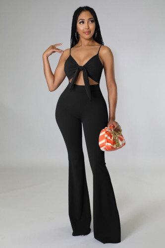 Flared One Piece Pants