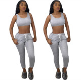 New Women's Clothing Two-piece Sexy Slim Fit Sports Suit