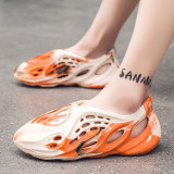 Cutout Sports Rubber Anti-Slip Coconut Camouflage Beach Clogs