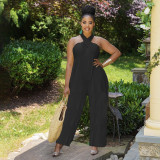 Women's Solid Off Shoulder Jumpsuit