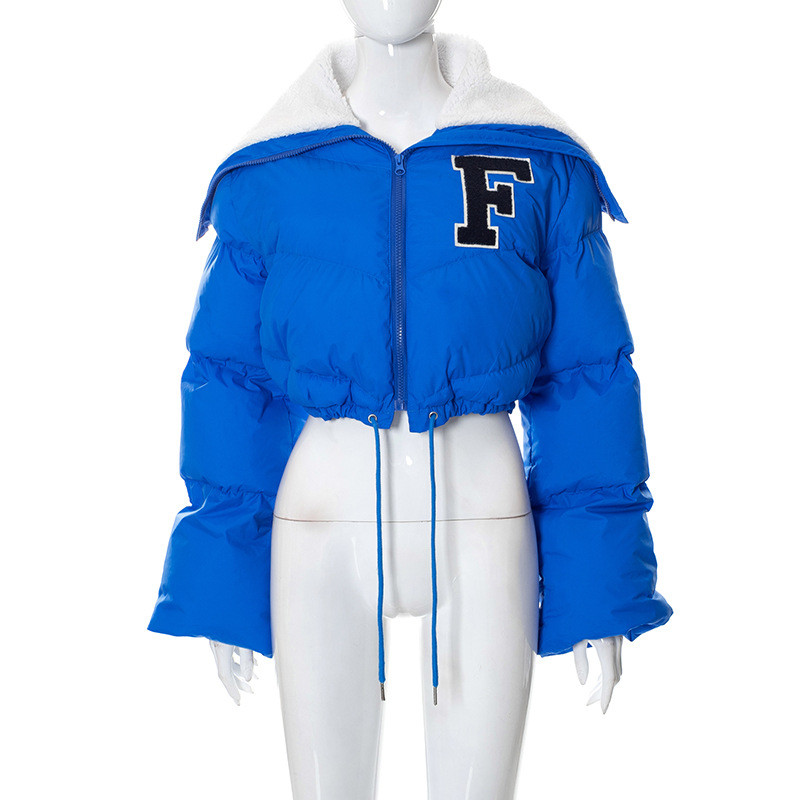 Fleece Jacket Fleece Warm Patchwork Fur Collar Jacket