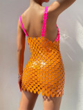 Sexy Sequin Sequin Slip Dress
