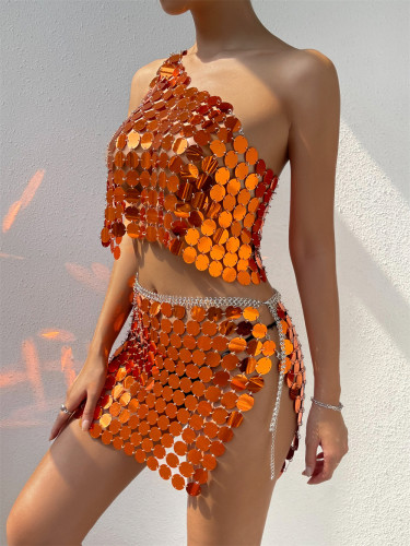 Sexy Sequin Sling Set