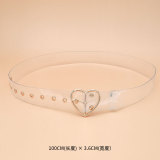Fashion casual transparent belt  LX653510391556