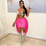 tassel skirt strap sexy sexy skirt