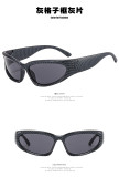 Sunglasses Steampunk Goggles Futuristic Sports Y2K Millennial Babes Sunglasses