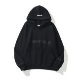 Double line sweater jacket trendy brand letter hoodie