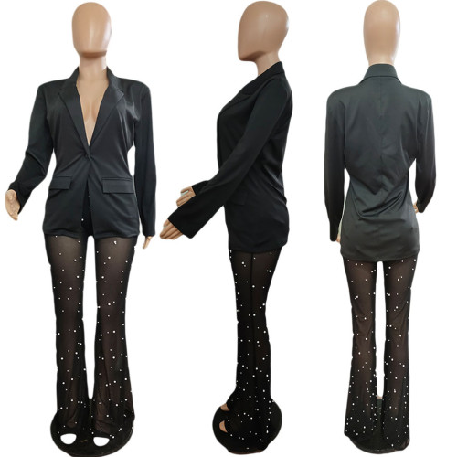 Women's fashion suit mesh Stud Set