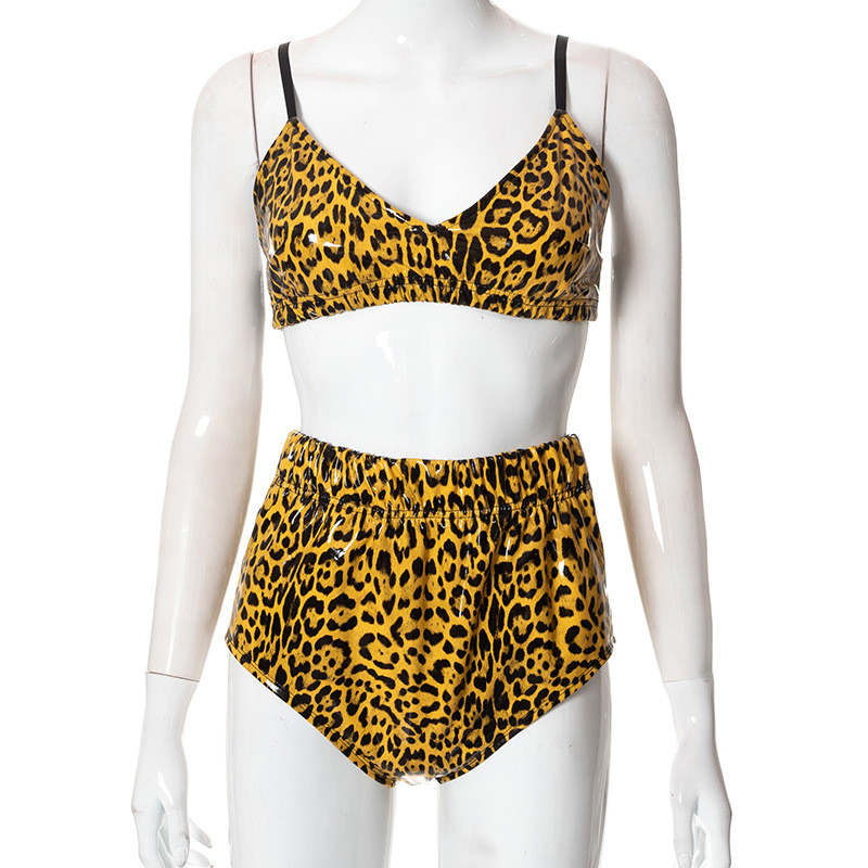 Fashion Sling Leopard Suit