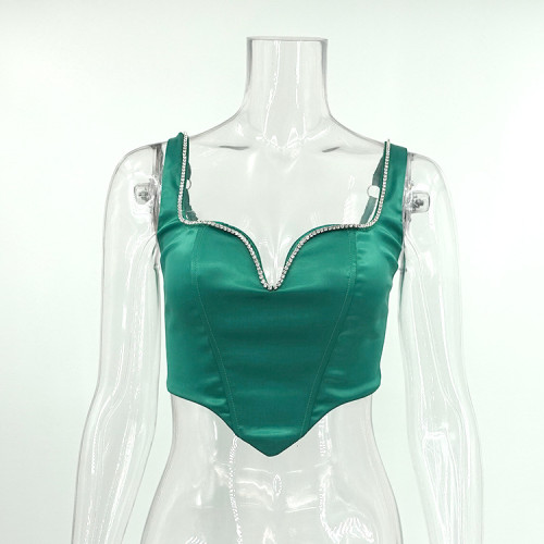 Ladies Spice Camisole Cropped Top