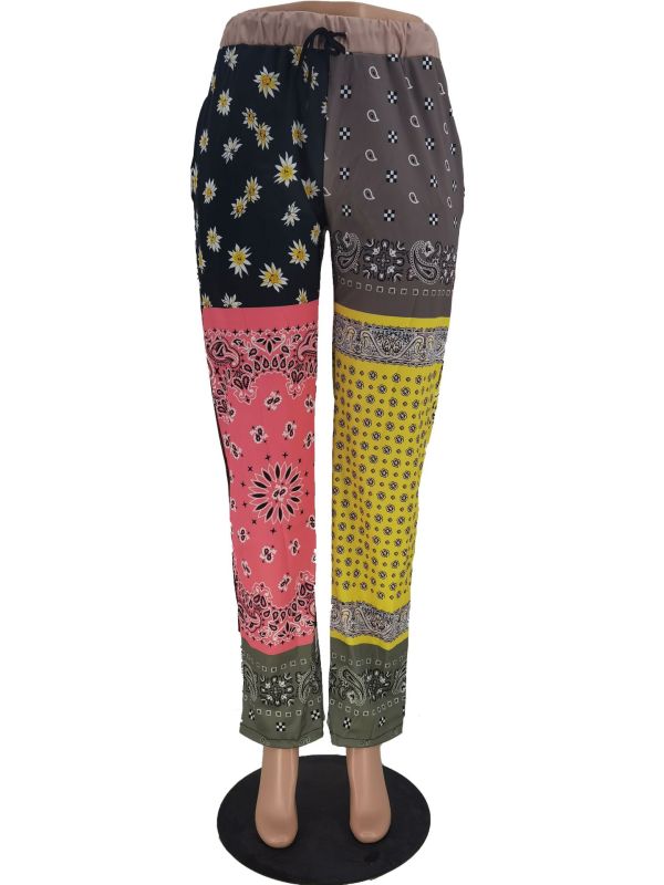 printed trousers