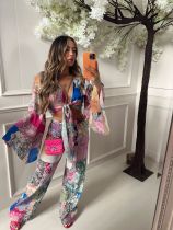 Autumn and winter fashion print new suit Autumn and winter fashion print new suit