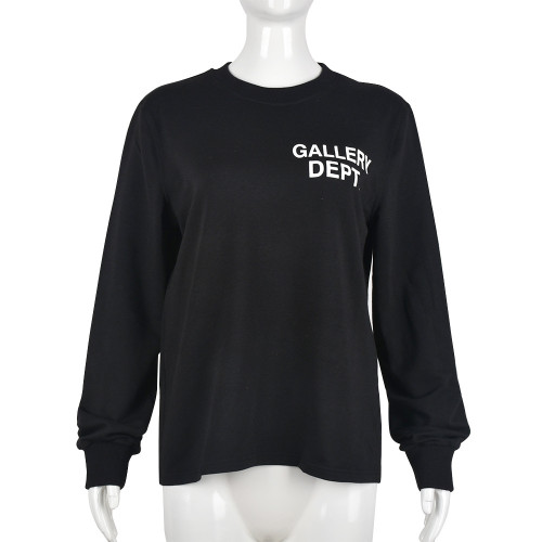 Autumn and winter sweater GALLRY long-sleeved soft warm letter top