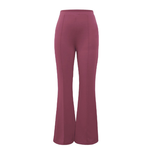 Temperament Commuter Slight Puller Pants Versatile Fashion Wide Leg Pants