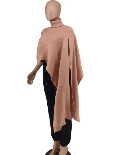 Women's knitting personality coat