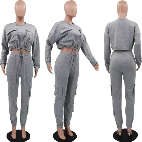 Casual fashion solid color suit
