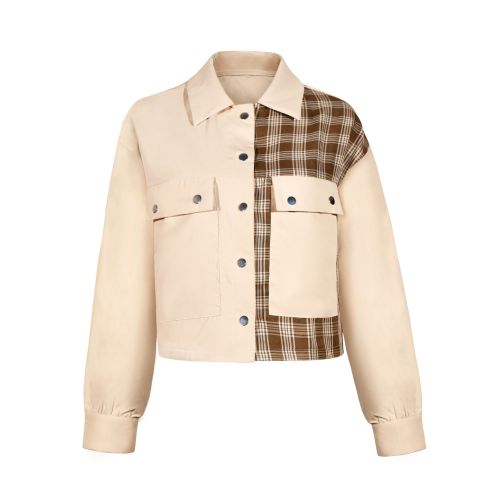 Summer casual short jacket loose casual single breasted lapel coat