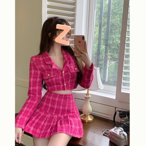 Suit Fashion Suit Half Skirt Small Two Piece Dress
