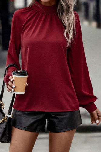 Fashion backless casual shirt