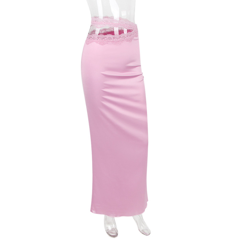 Women's Sedin tight sexy fish tail skirt with buttocks pink temperament European and American skirt