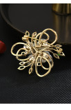 High grade natural fritillaria flowers leaves brooch fashion luxury high-end corsage coat suit accessories