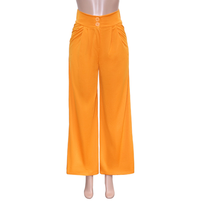 Fashion personality flare pants wide leg casual pants spring and autumn wide leg pants multicolor