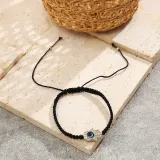 National style creative personality devil's eye palm hand woven bracelet