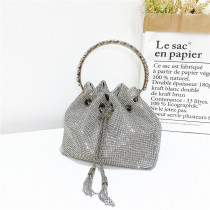 Texture flash diamond chain portable single shoulder messenger bag