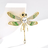 Elegant wings can shake dragonfly brooch, high-grade luxury, high-grade moving object, brooch pin accessories