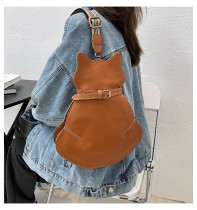 Cute cat bag, cross-body bag, net-red fashion chest bag, personalized shoulder bag for women