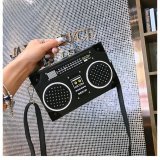 Radio bag box single shoulder messenger bag creative personality funny portable women's bag