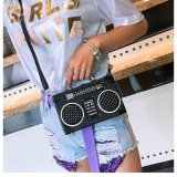 Radio bag box single shoulder messenger bag creative personality funny portable women's bag