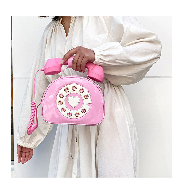 Single-shoulder messenger bag female creative sweet girl funny personality fashion cute phone bag