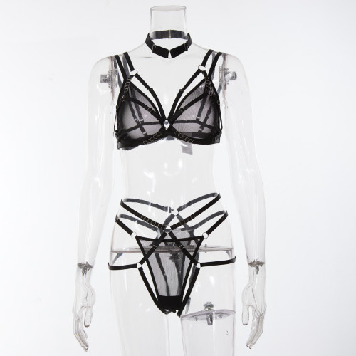 Locomotive heavy craft sexy metal chain underwear nightclub hot girls fun suit