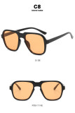 Pilot sunglasses, sunglasses, anti-ultraviolet street photo, polygon sunglasses tide