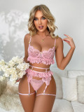 Large sexy underwear pajama lace cut-out patchwork suit