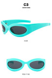 Sports sunglasses personality avant-garde tide anti-ultraviolet sunglasses