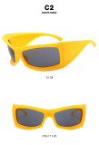 Large frame sunglasses Personalized cycling sports Y2K tide sunglasses