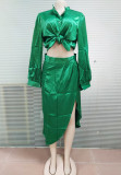 Large fashion casual long-sleeved two-piece suit