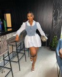 Flare sleeve jacket shirt skirt suit