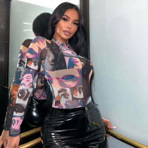 Printed Bodysuit
