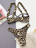Swimwear Sexy Leopard Split Bikini