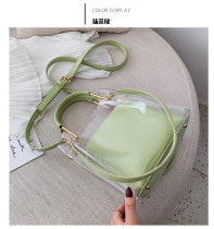 Handheld versatile shoulder bag, fashionable and stylish, transparent jelly crossbody bag Handheld versatile shoulder bag, fashionable and stylish, transparent jelly crossbody bag