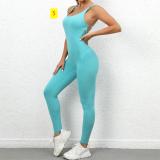 Wrinkle and Hip Lift Yoga Pants Quick Dry Tight Running Peach Hip Pants No Awkwardness Thread Fitness Jumpsuit