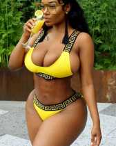 Printed Bikini Two Piece Set