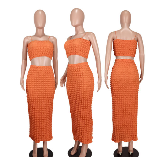 Sexy and fashionable two piece bra and waist set