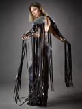 Women's personalized sequin wing tassel shawl
